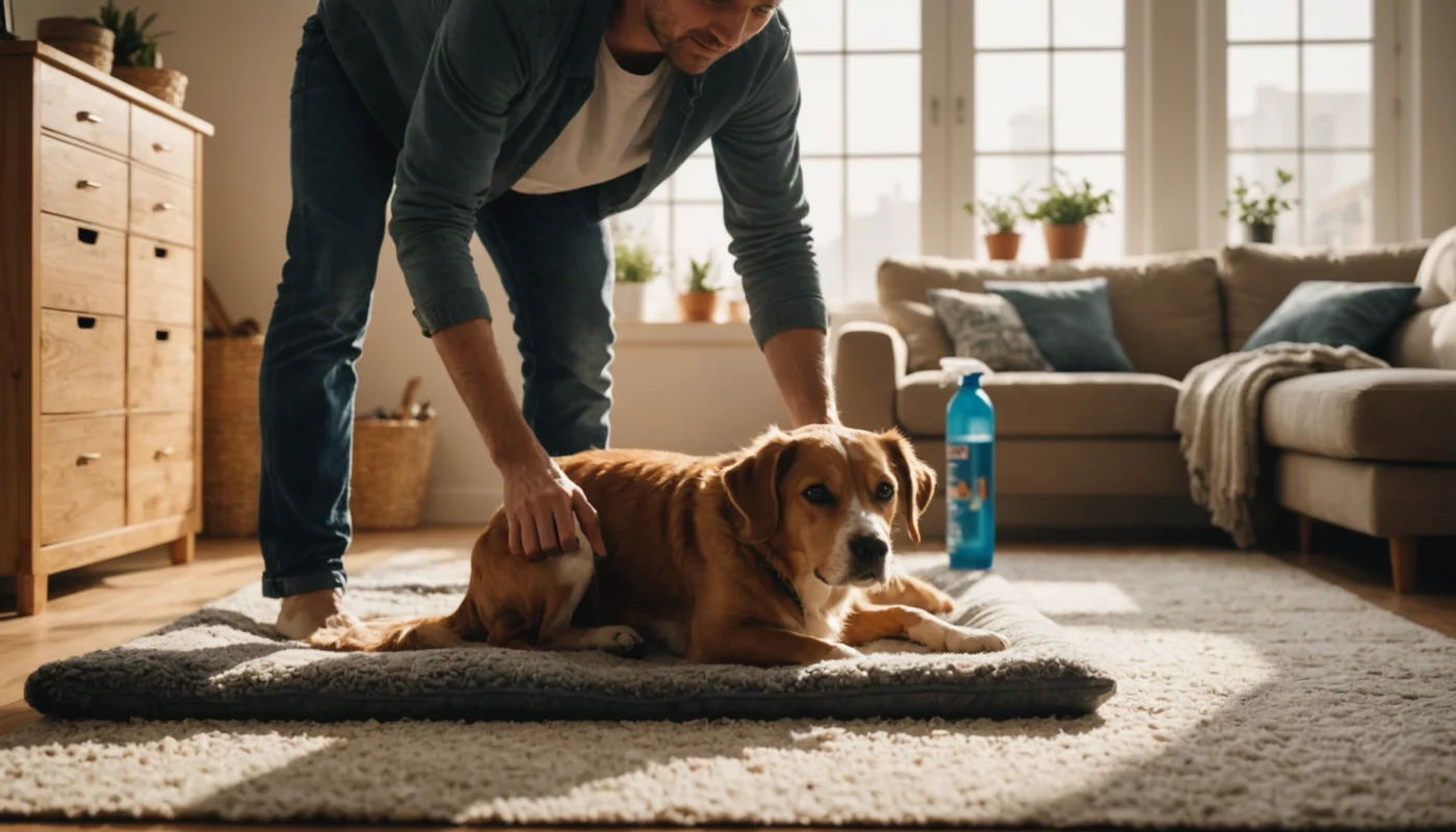 comment enlever odeur de pipi de chien