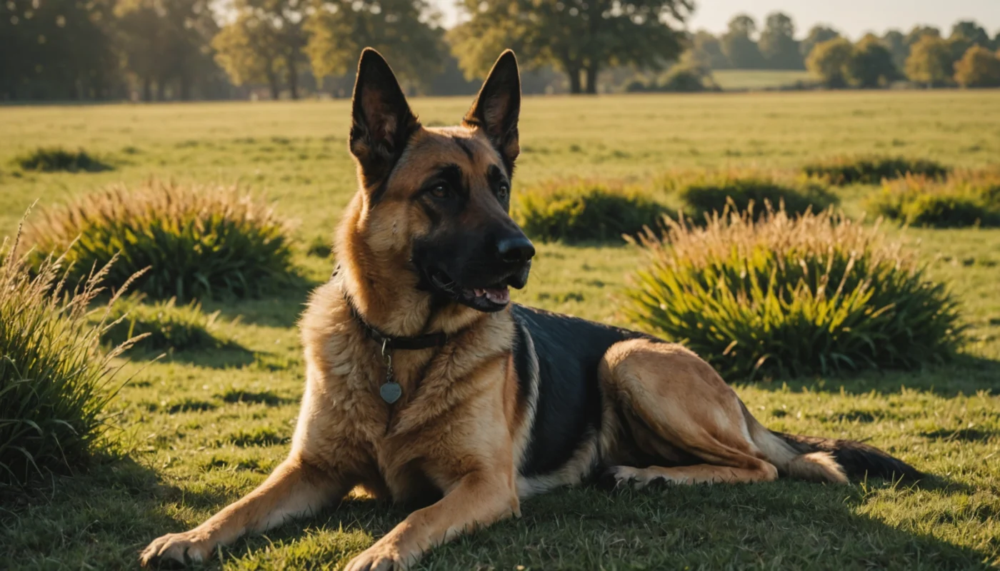 berger allemand croisé malinois taille adulte