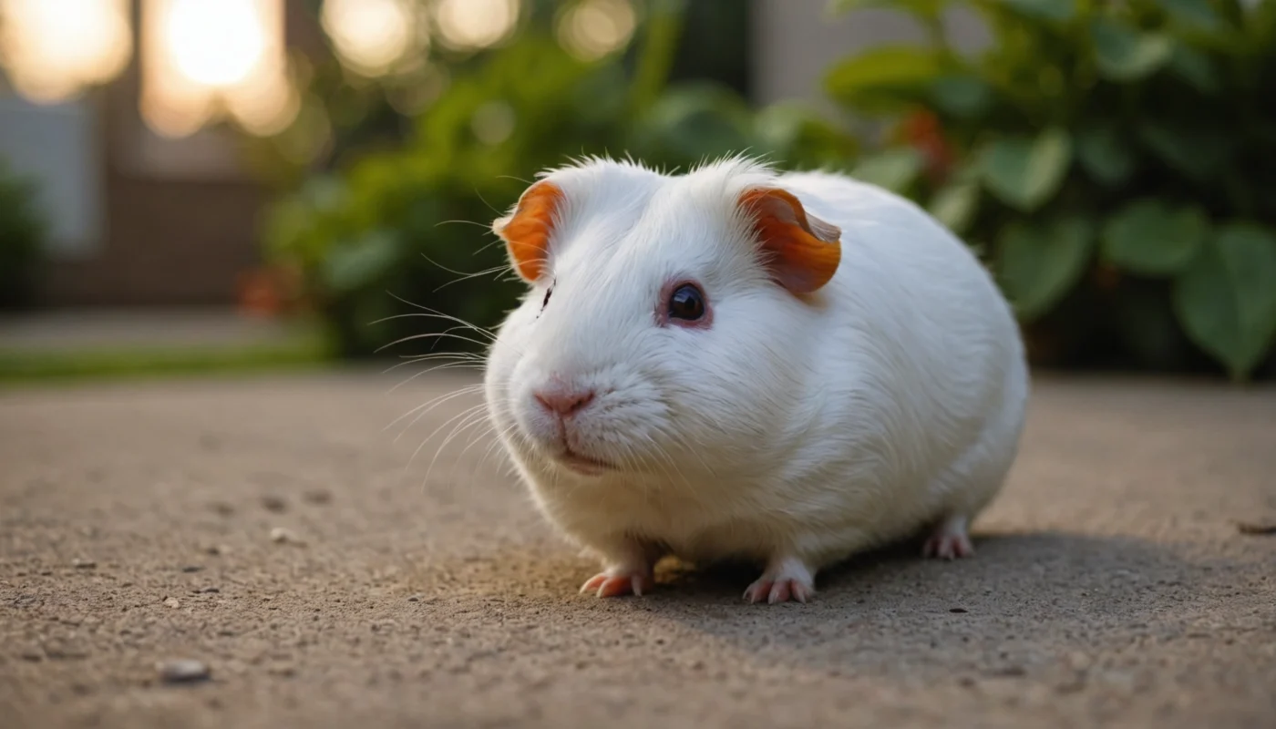 cochon d inde albinos